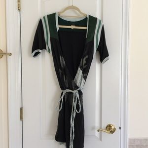 Free People Baseball Wrap Dress